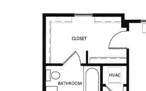NEW 2 Bedroom- 1 Bathroom